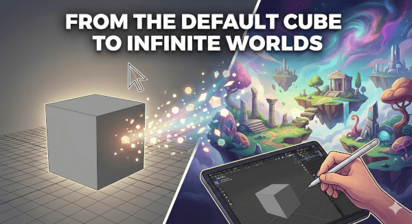 From the Default Cube to Infinite Worlds: My Journey into 3D Modeling