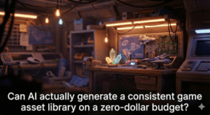 Can AI Actually Generate a Consistent Game Asset Library on a Zero-Dollar Budget?