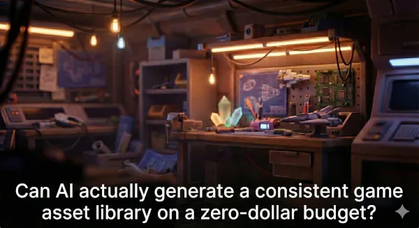 Can AI Actually Generate a Consistent Game Asset Library on a Zero-Dollar Budget?