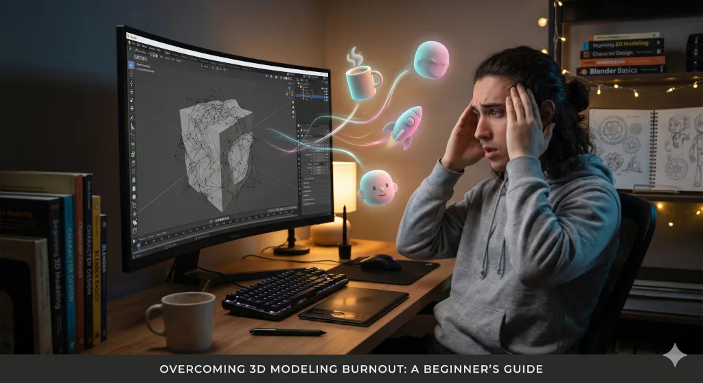 Breaking the Polygon Barrier: How to Overcome 3D Modeling Burnout