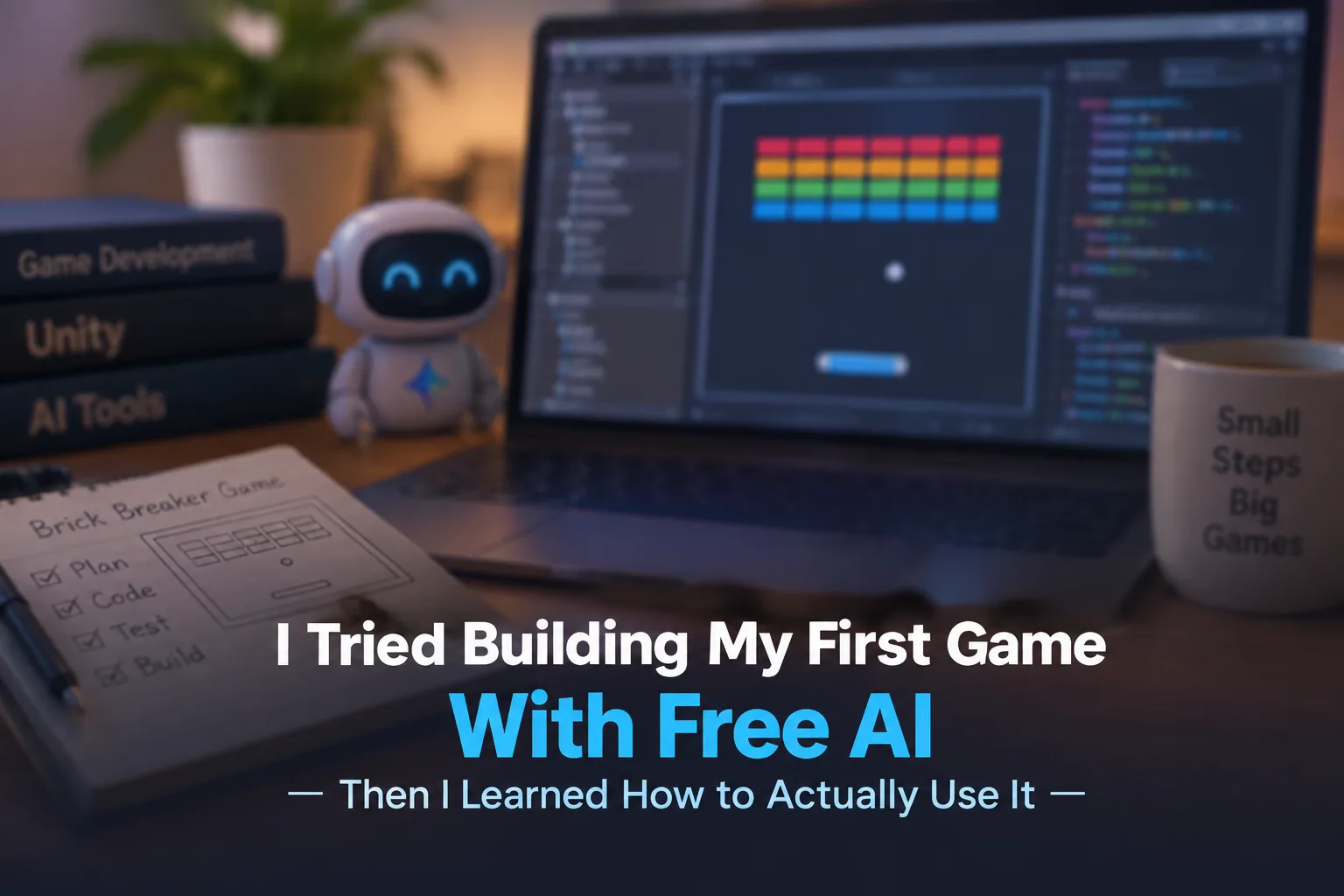 I Tried Building My First Game With Free AI — Then I Learned How to Actually Use It